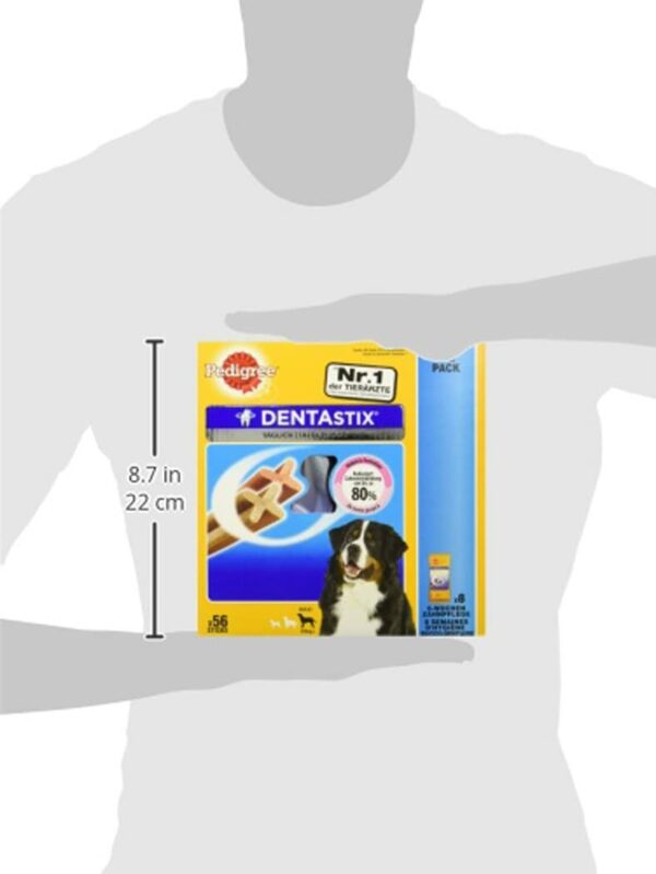 Pedigree DentaStix - Daily Oral Care, lielais iepakojums - 56 vienības (5-10 kg) 4