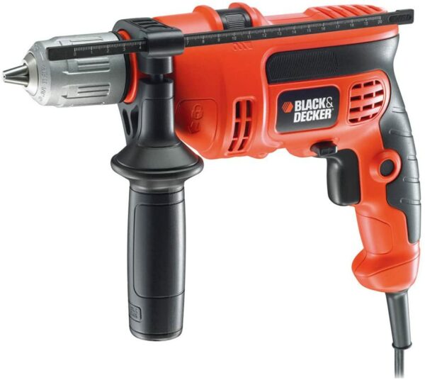 Black Decker KR714CRESK 710W Triecienurbjmašīna, maināma ātruma urbis ar āmuru 1