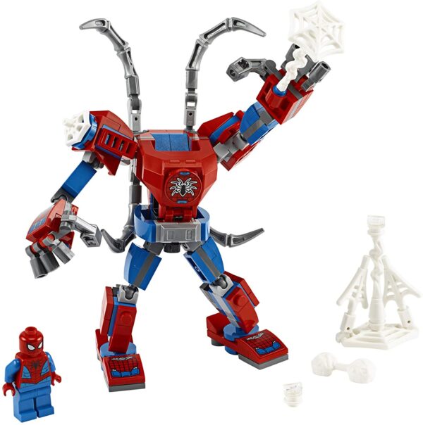 LEGO Marvel Spider-Man: Spider-Man Mech 76146 Bērnu supervaroņa konstruktors, rotaļu komplekts ar mehu un minifigūriņu, New 2020 (152 gabaliņi) 6