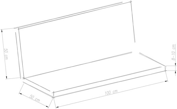 Ambientehome Soliņa spilvens - 100 x 98 x 8 cm - Zils 3