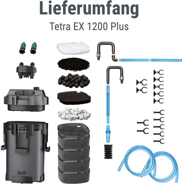 TETRA - akvārija filtrs EX 1200 Plus - tīram un veselīgam ūdenim 5