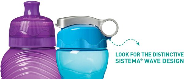 Sistema Hydrate Twist 'n' Sip dzeramā pudele 460 ml, rozā krāsā 4