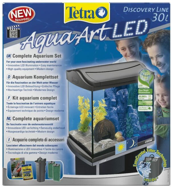 Tetra AquaArt akvārija komplekts ar LED apgaismojumu 30L 2