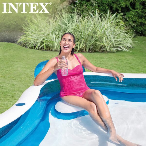 Intex 56475 - INTEX piepūšamais baseins ar sēdekļiem 229x229x66 cm - 990L 4