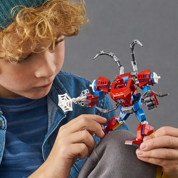 LEGO Marvel Spider-Man: Spider-Man Mech 76146 Bērnu supervaroņa konstruktors, rotaļu komplekts ar mehu un minifigūriņu, New 2020 (152 gabaliņi) 5