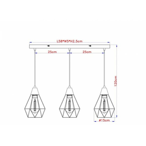 Isabella II griestu lampa 1000188466 3