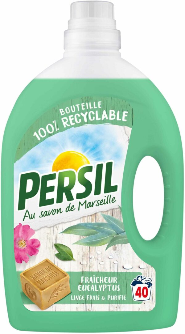 1x PERSIL L'Essentiel Eucalyptus 2L - šķidrais veļas mazgāšanas līdzeklis 1